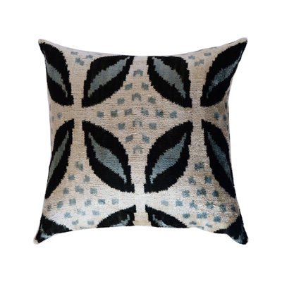 LOOMY Silk Feather Ikat Throw Pillow Feather Ikat Throw Pillow LOOMY | DailyMail